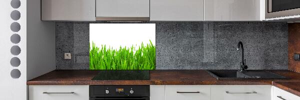 Cooker splashback Grass