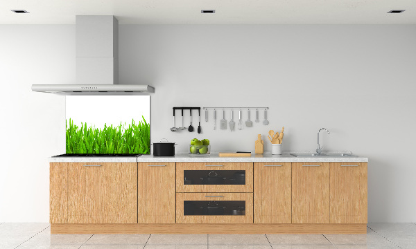 Cooker splashback Grass