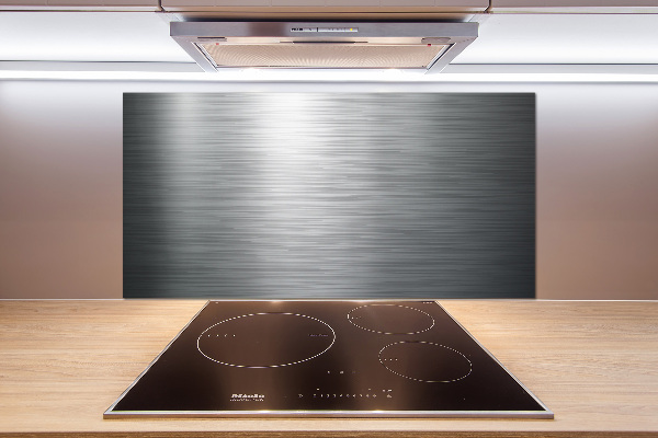 Cooker splashback Metal background