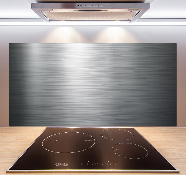 Cooker splashback Metal background