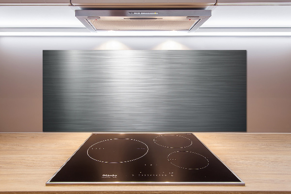 Cooker splashback Metal background