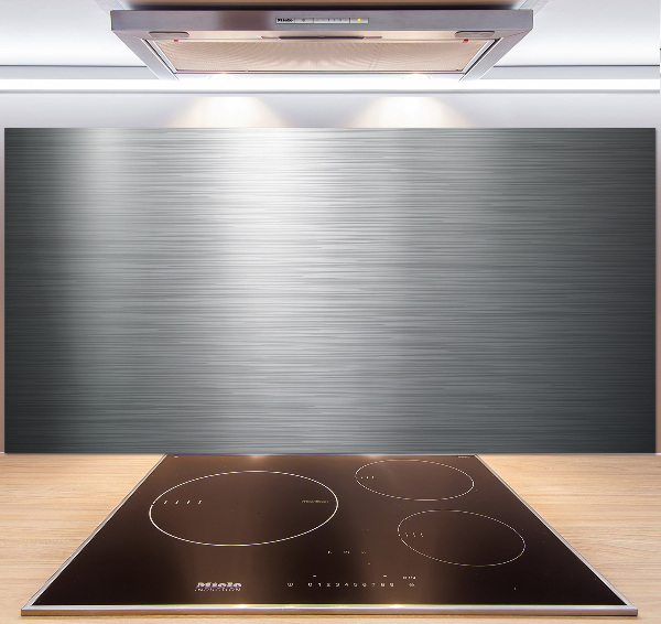 Cooker splashback Metal background