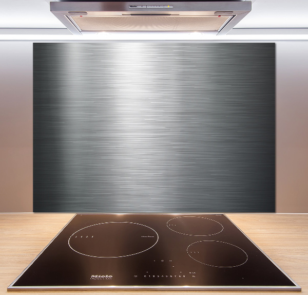 Cooker splashback Metal background