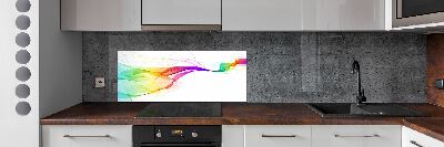 Cooker splashback Colorful abstraction