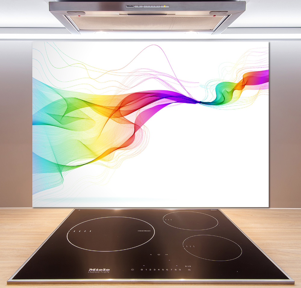 Cooker splashback Colorful abstraction