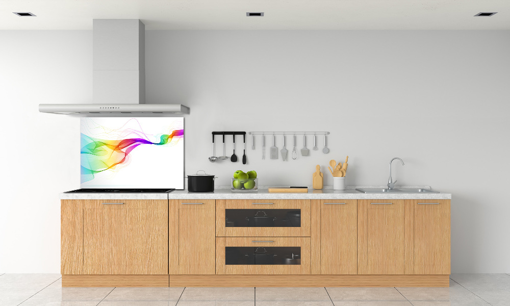 Cooker splashback Colorful abstraction