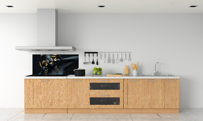 Kitchen splashback A woman in black