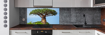 Cooker splashback Baobab