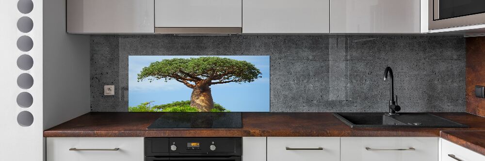 Cooker splashback Baobab