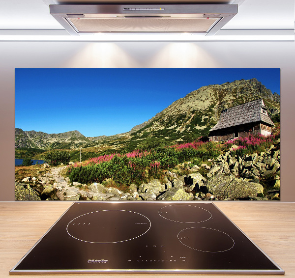 Cooker splashback Bacówka in the valley