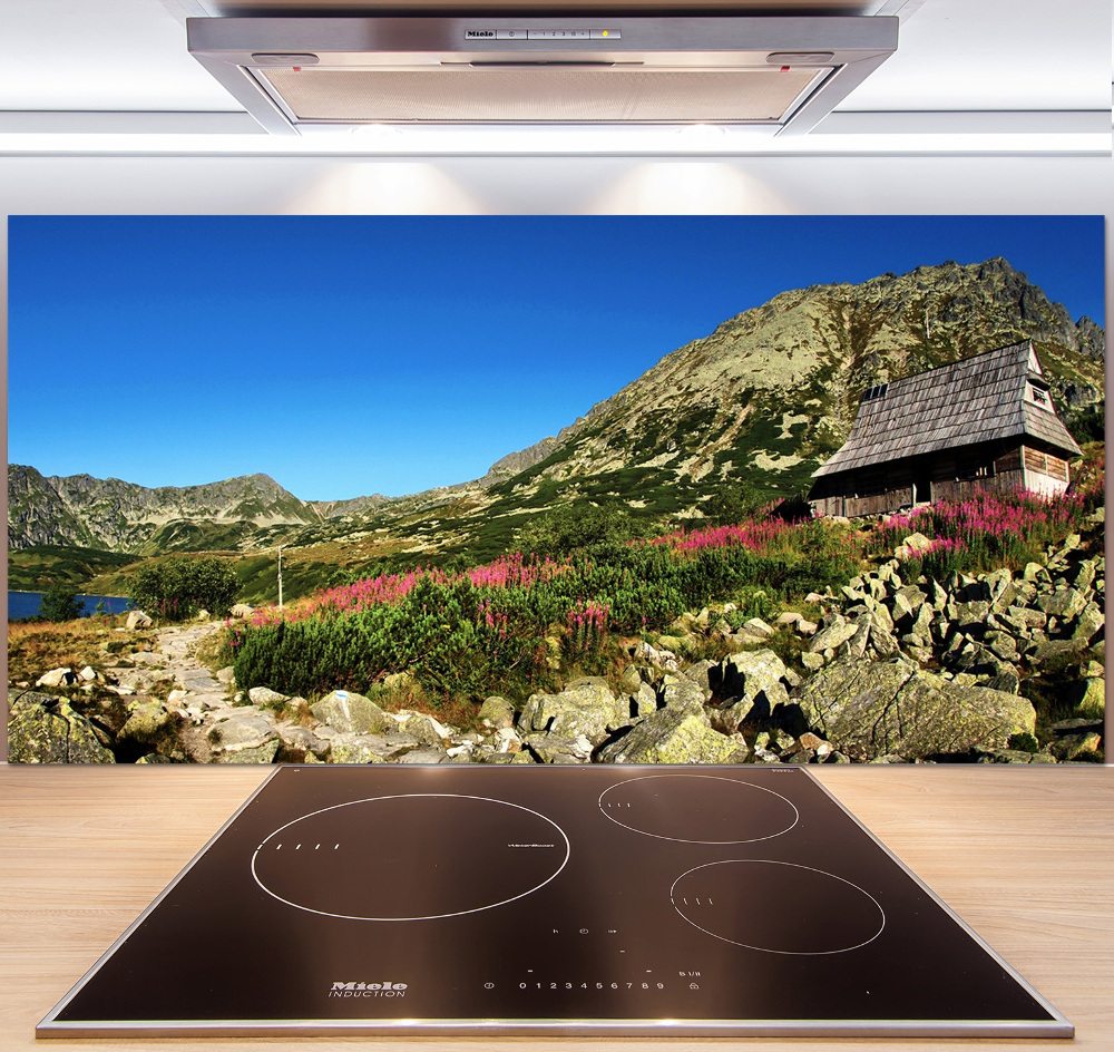 Cooker splashback Bacówka in the valley