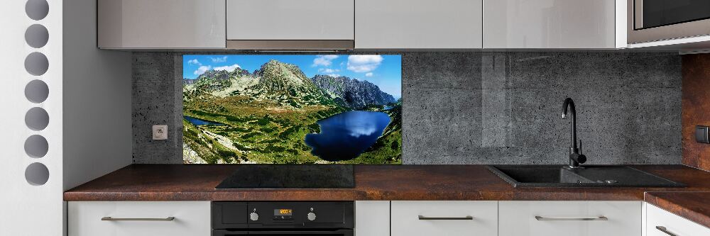 Cooker splashback Valley in the mountains