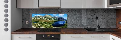 Cooker splashback Valley in the mountains