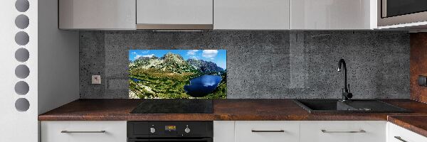 Cooker splashback Valley in the mountains