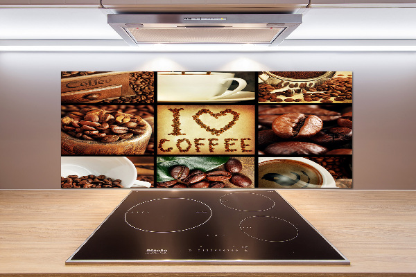 Cooker splashback Coffee collage