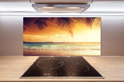 Cooker splashback Tropical beach