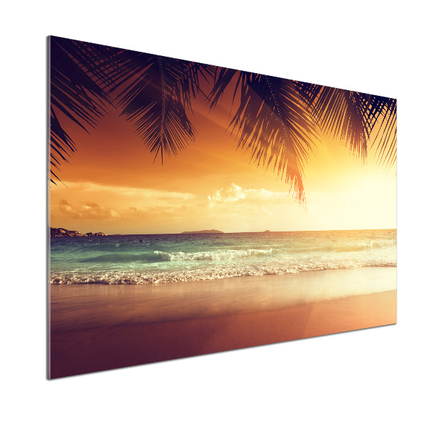 Cooker splashback Tropical beach