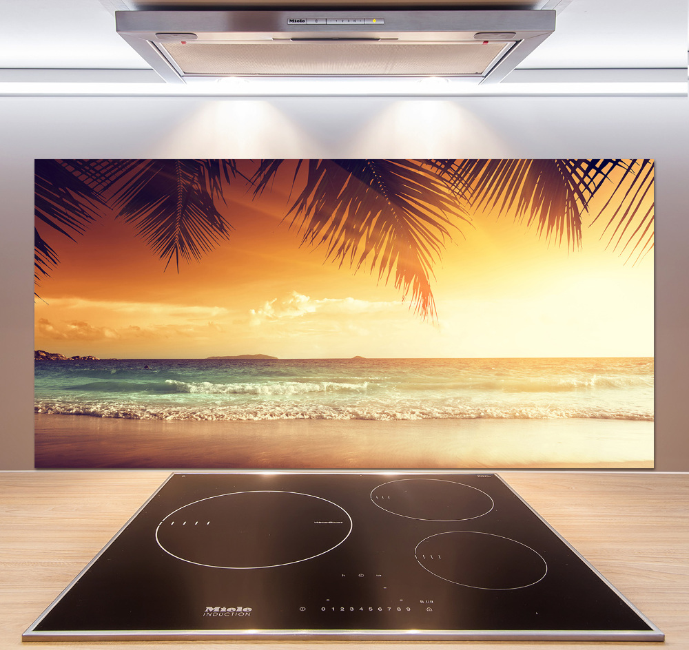 Cooker splashback Tropical beach