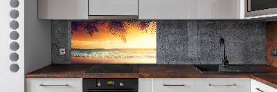 Cooker splashback Tropical beach