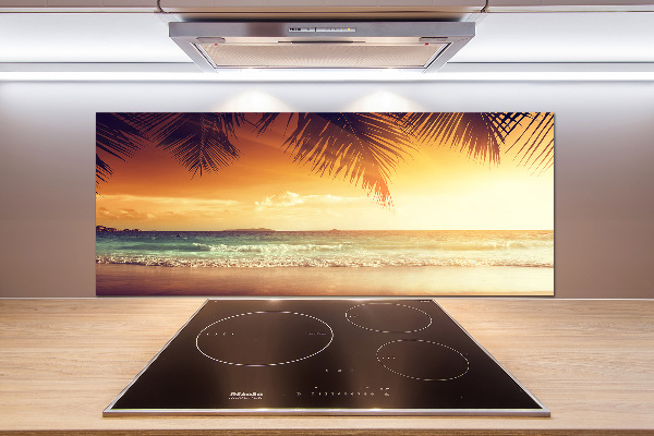 Cooker splashback Tropical beach