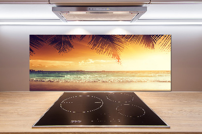 Cooker splashback Tropical beach