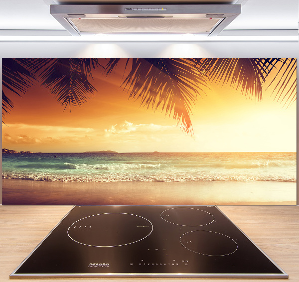 Cooker splashback Tropical beach