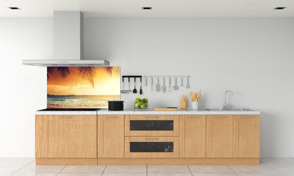 Cooker splashback Tropical beach