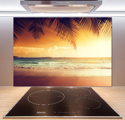 Cooker splashback Tropical beach