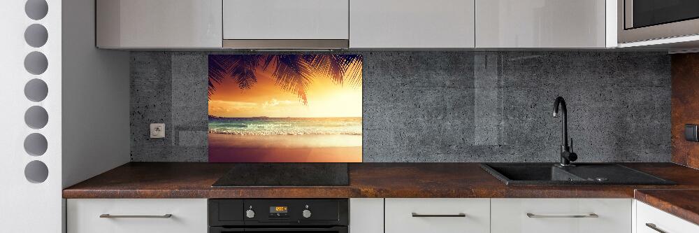 Cooker splashback Tropical beach