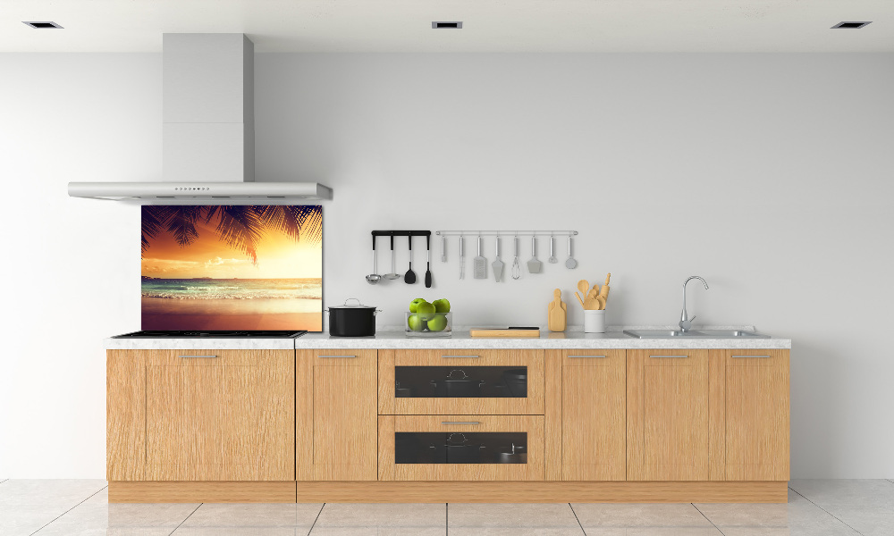 Cooker splashback Tropical beach