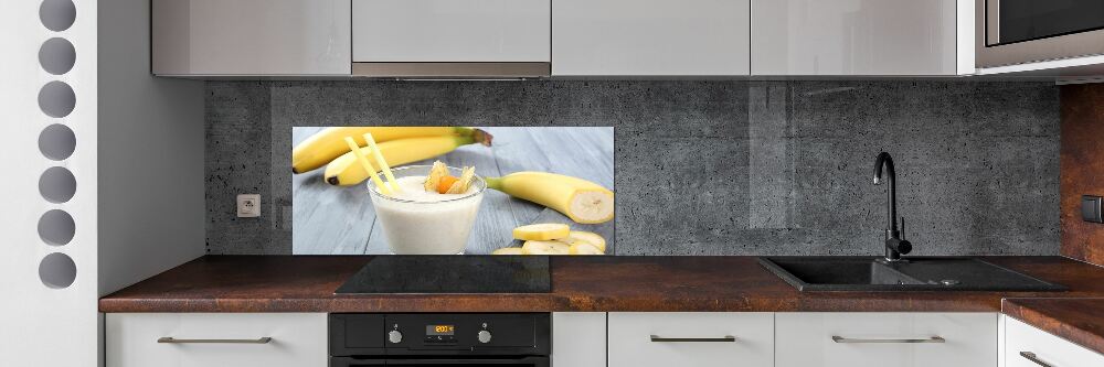 Cooker splashback Banana cocktail