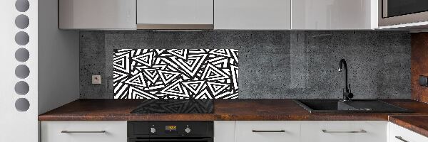 Kitchen splashback Triangles