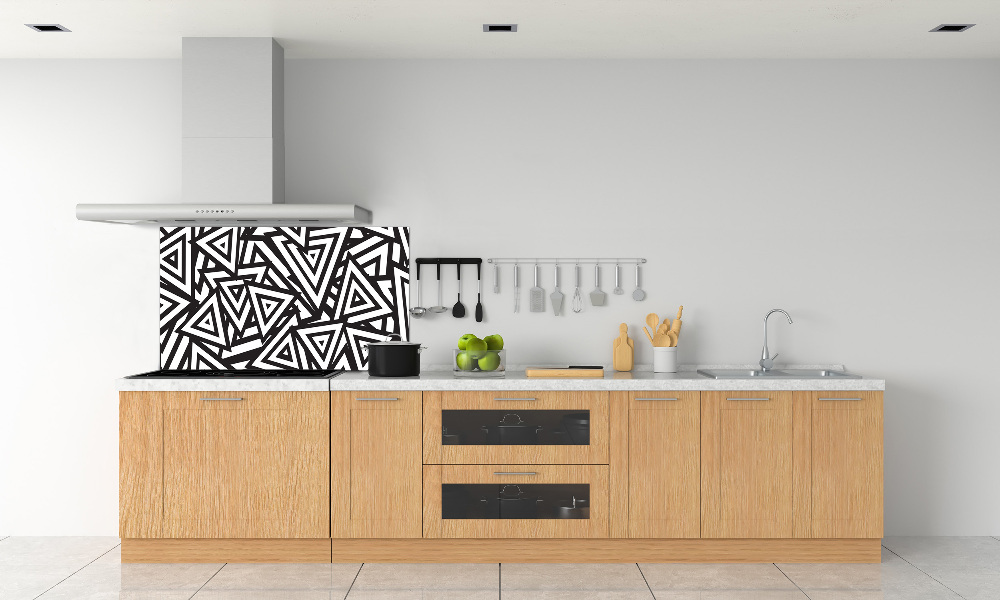 Kitchen splashback Triangles