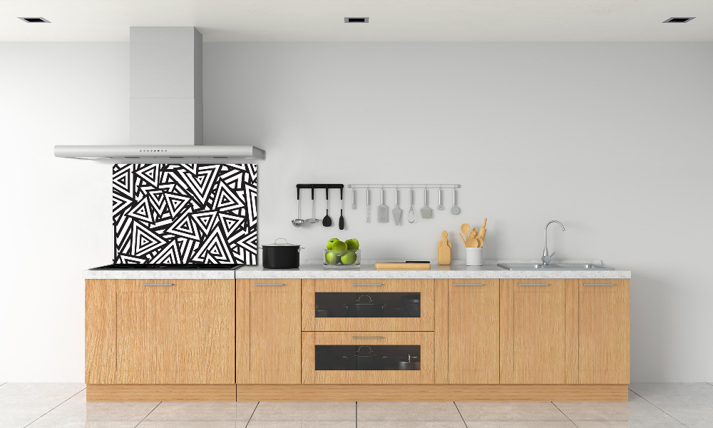 Kitchen splashback Triangles