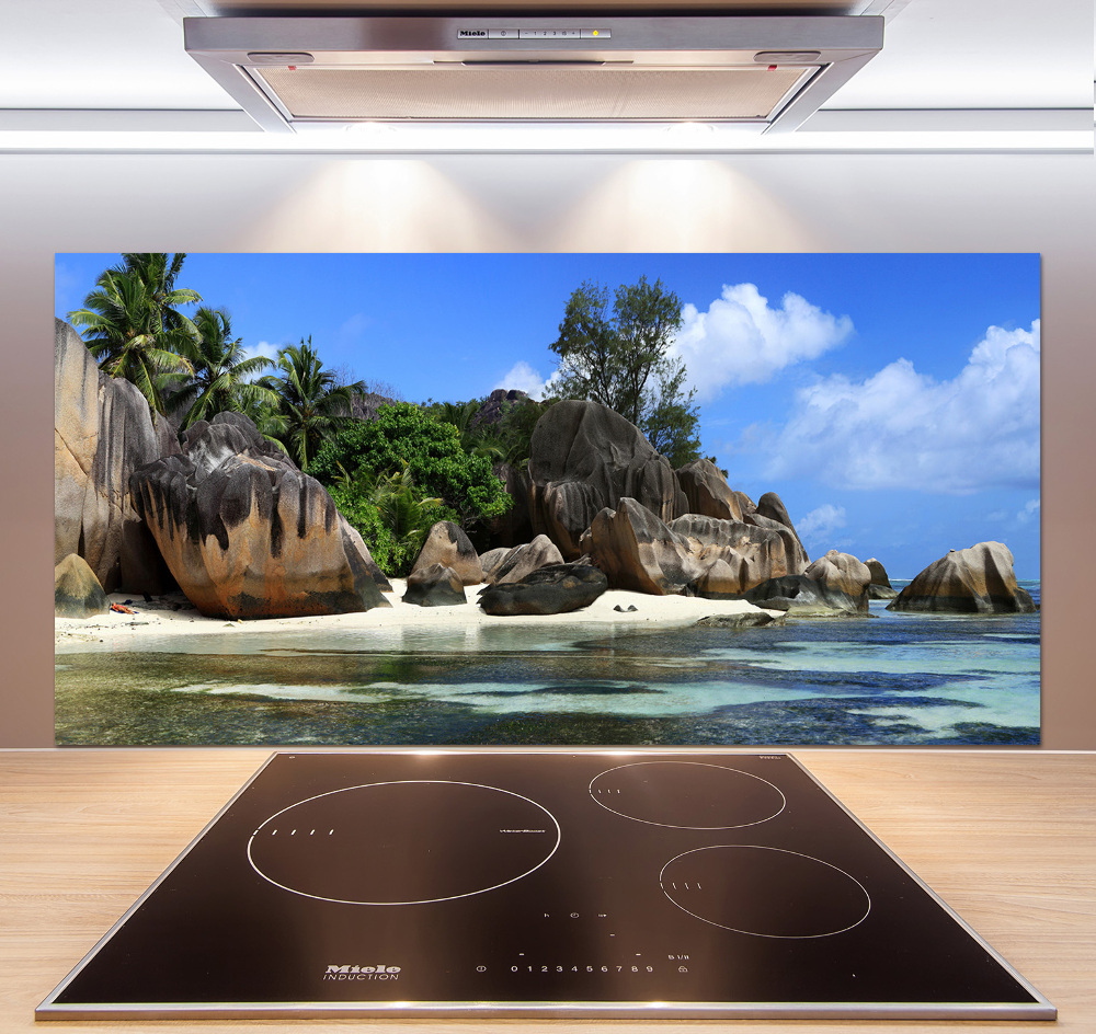 Cooker splashback Seszele panorama