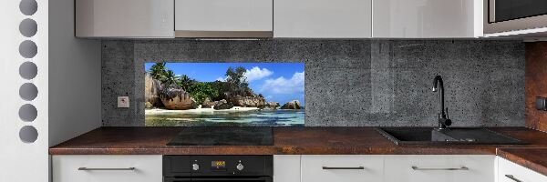 Cooker splashback Seszele panorama