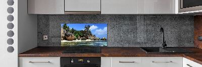 Cooker splashback Seszele panorama