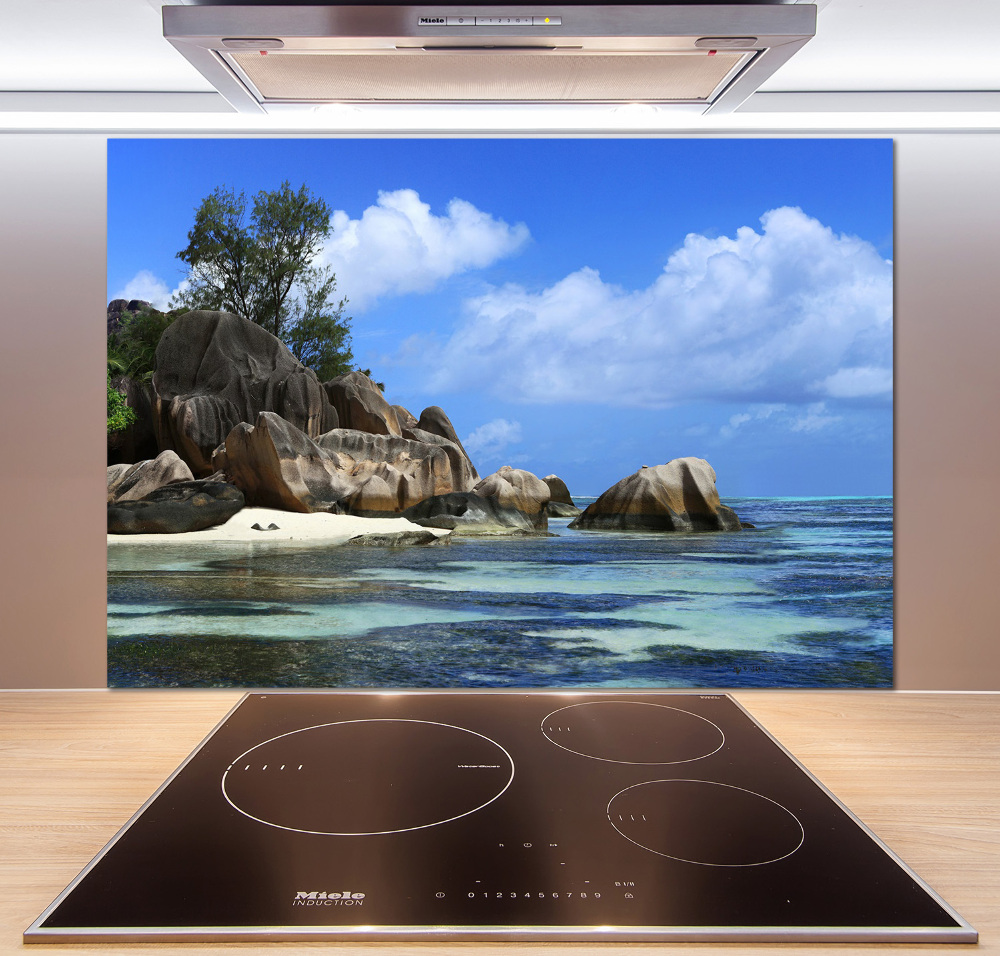 Cooker splashback Seszele panorama