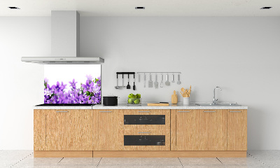 Cooker splashback Purple bells