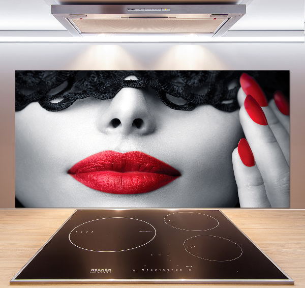 Cooker splashback Lace mask