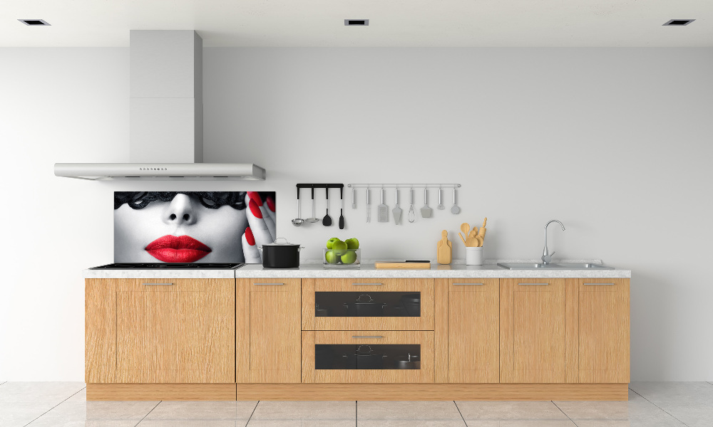 Cooker splashback Lace mask