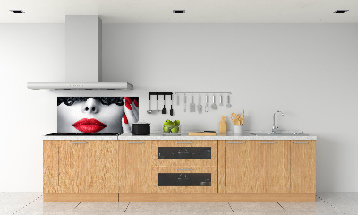 Cooker splashback Lace mask