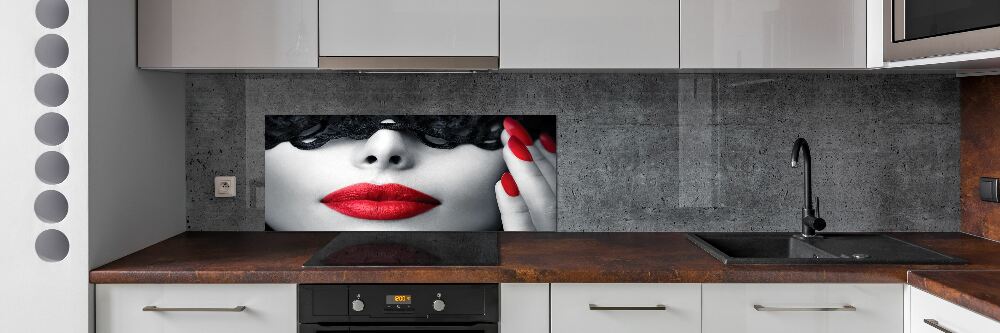 Cooker splashback Lace mask