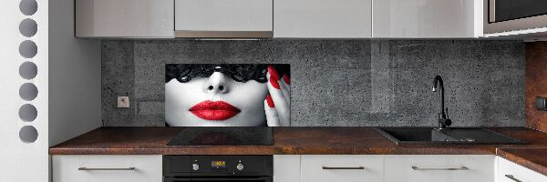 Cooker splashback Lace mask