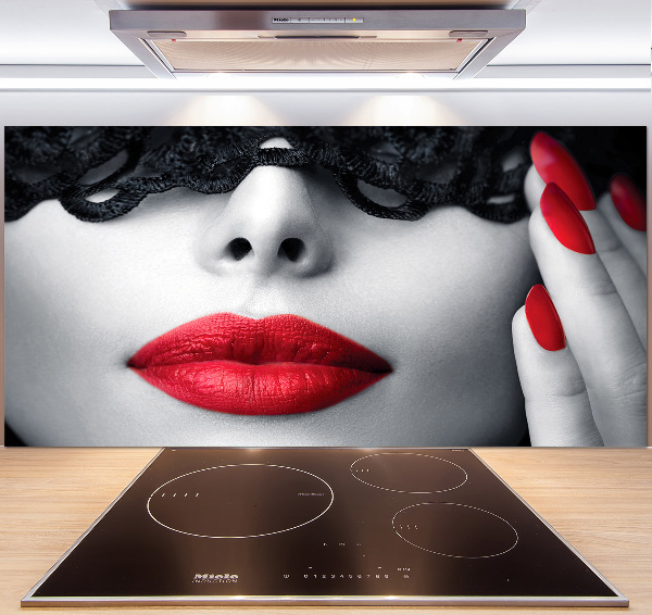 Cooker splashback Lace mask