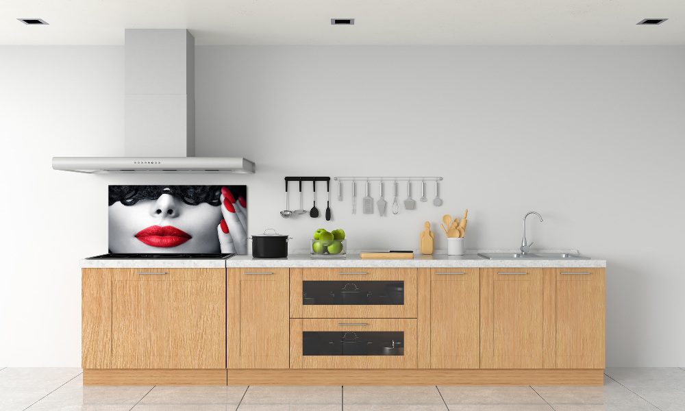 Cooker splashback Lace mask