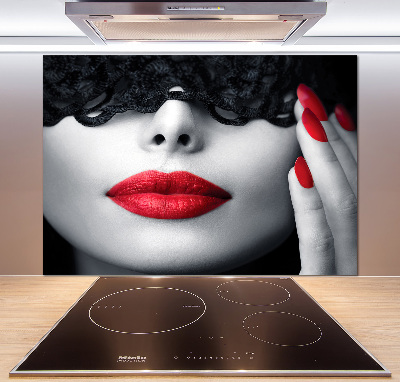 Cooker splashback Lace mask