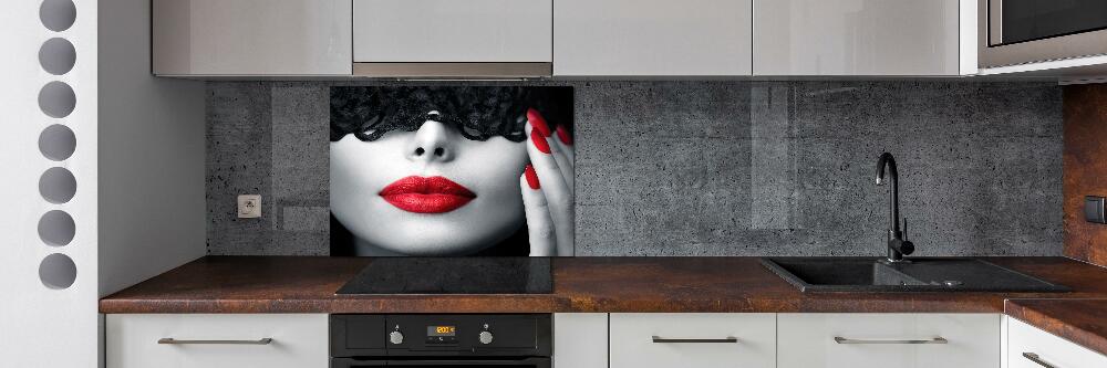 Cooker splashback Lace mask