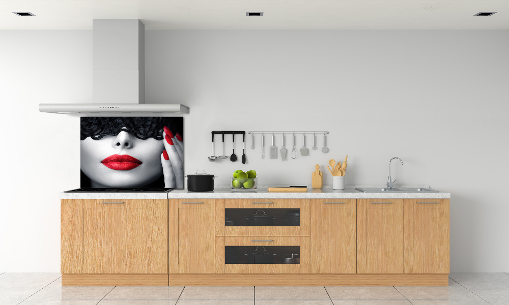 Cooker splashback Lace mask