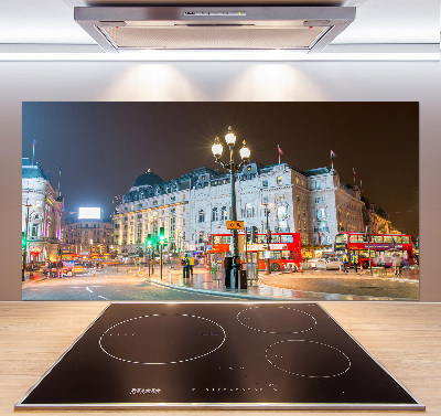 Cooker splashback London at night